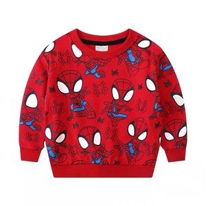 Spider-Man Kids Red Sweatshirt